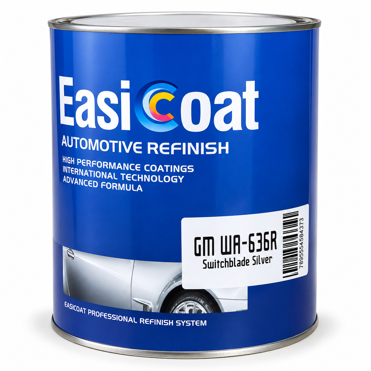 EasiCoat GM WA636R Switchblade Silver Automotive Refinish Paint – 1 Gallon