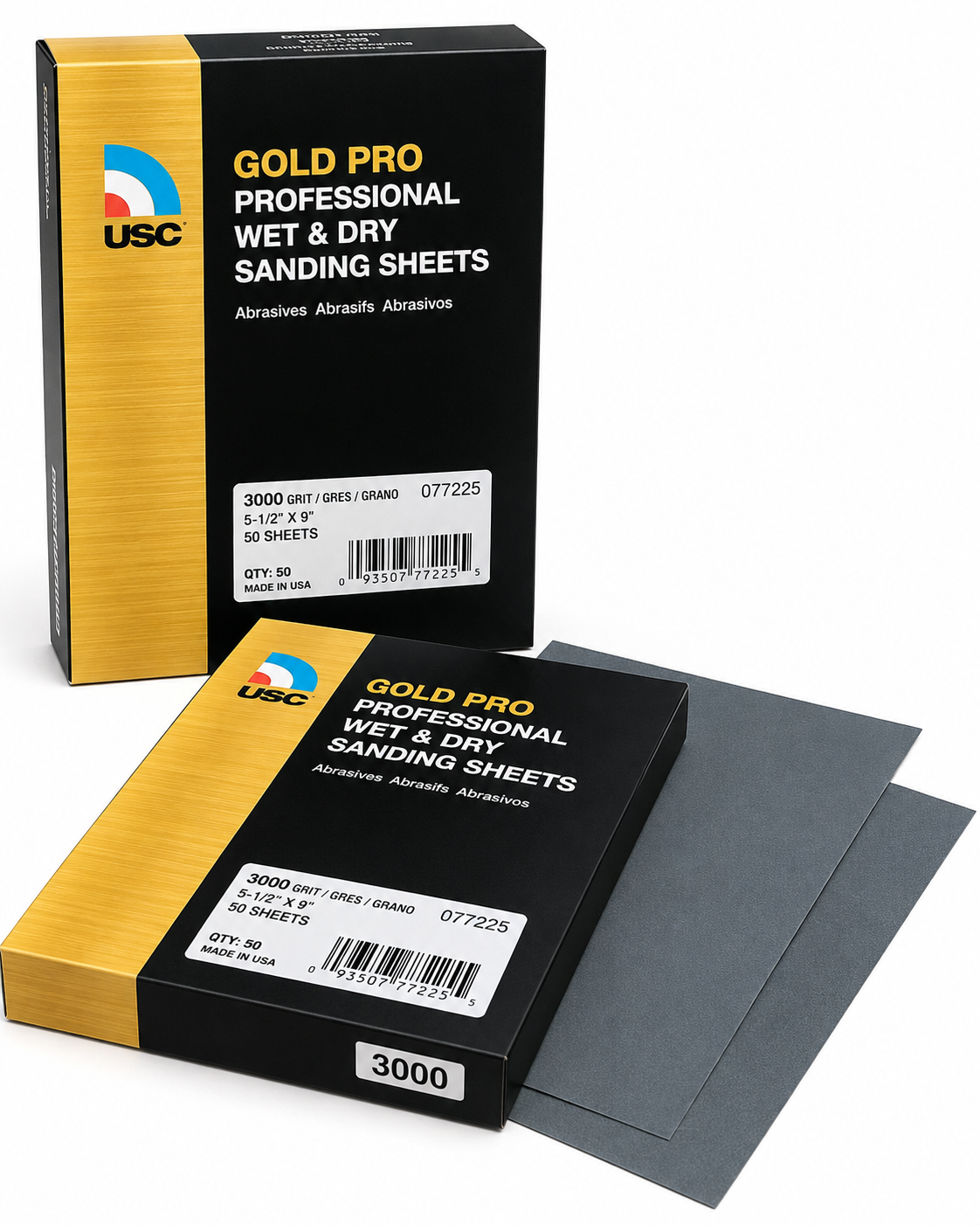 USC Gold Pro Professional Wet & Dry Sanding Sheets