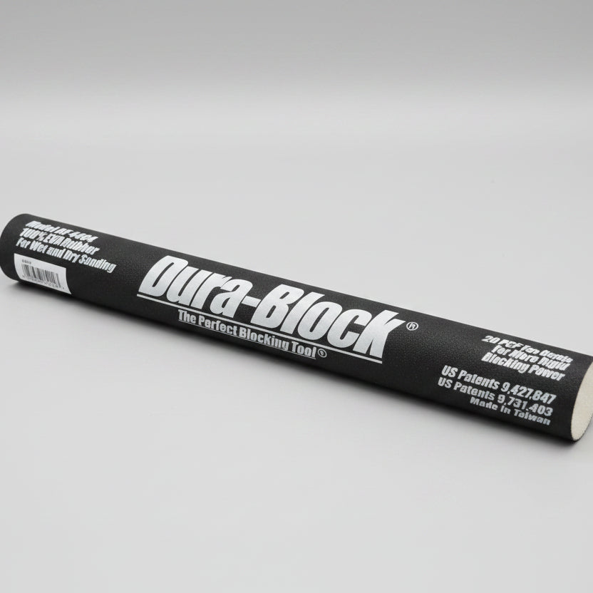 Dura-Block AF4404 Round Sanding Block – 11" Flexible EVA Rubber Hand Sanding Block