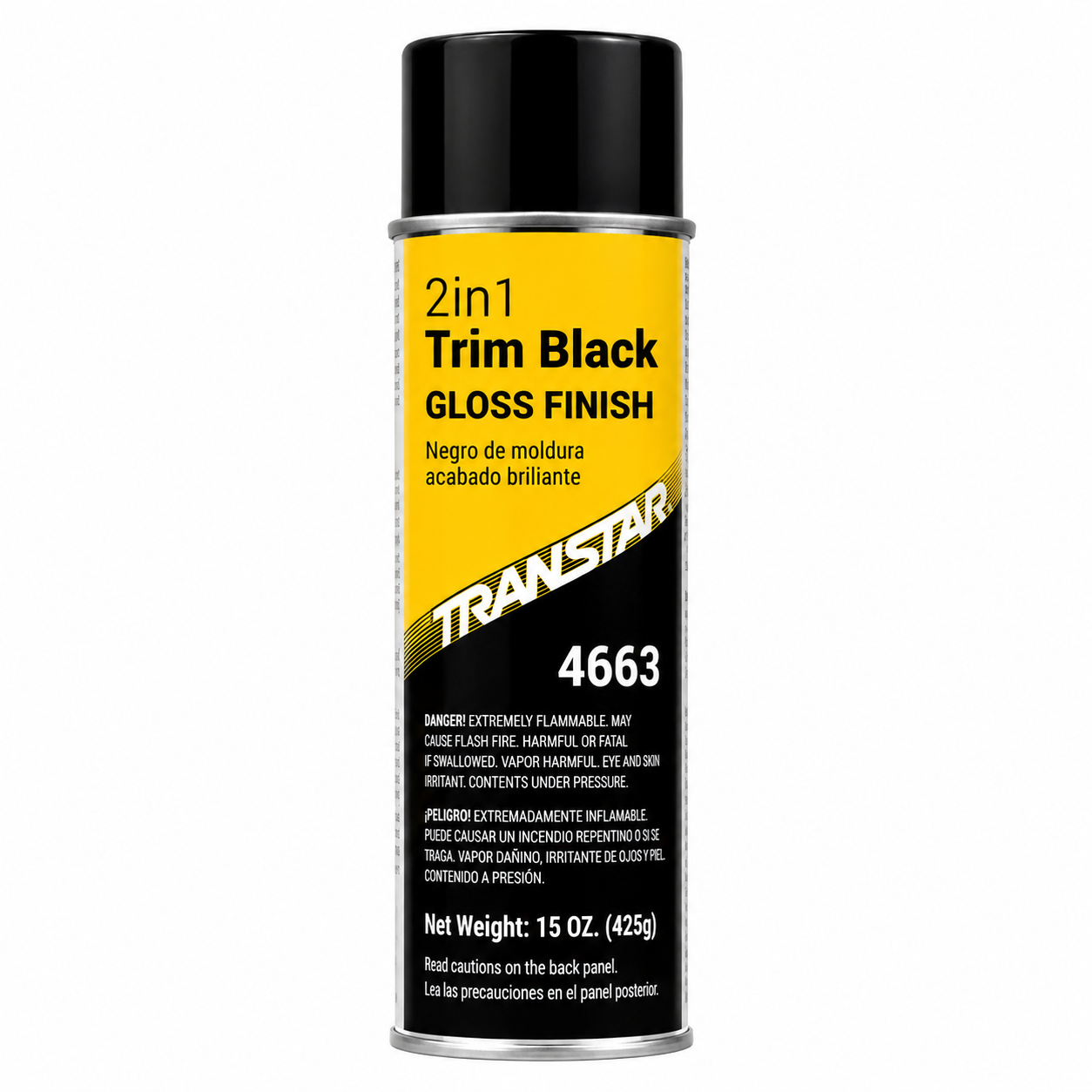 Transtar 2-in-1 Trim Black Aerosol – 15 oz