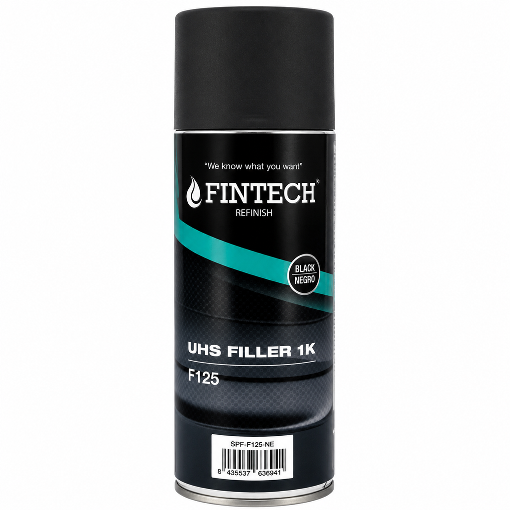 Fintech UHS Filler 1K Aerosol Primer – White, Light Grey & Black