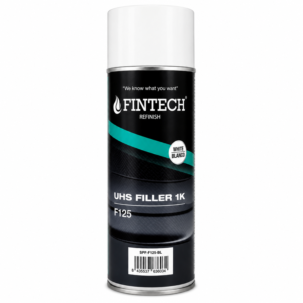 Fintech UHS Filler 1K Aerosol Primer – White, Light Grey & Black