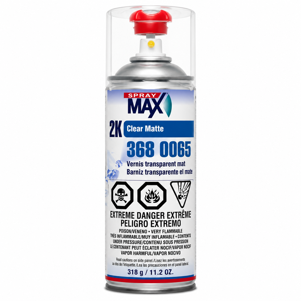 SprayMax 2K Clear Coat Aerosol | Gloss & Matt Automotive Clear