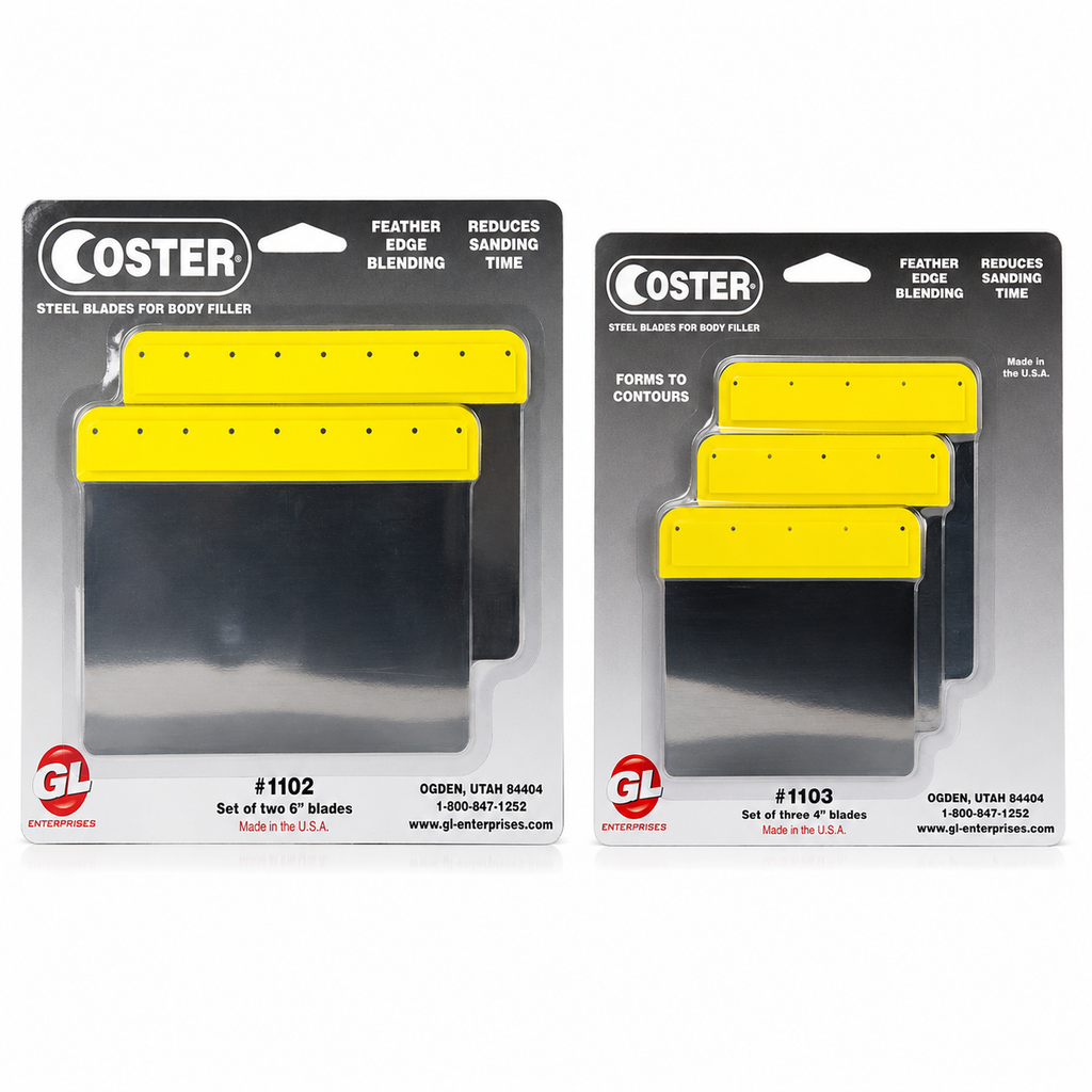 Coster Steel Blades for Body Filler