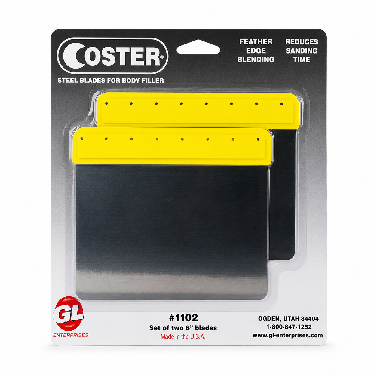 Coster Steel Blades for Body Filler