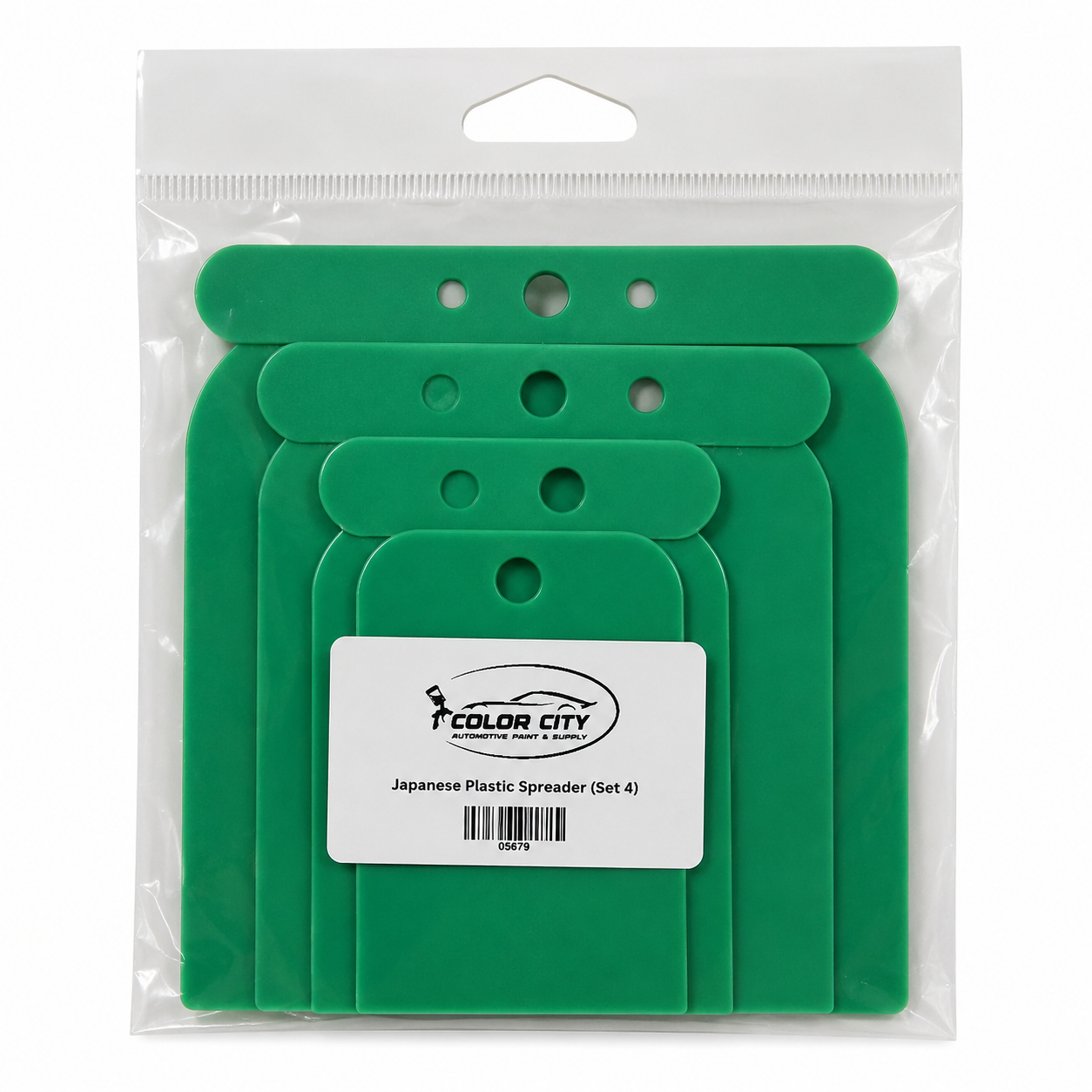 Color City Japanese Plastic Spreaders – 4-Piece Set