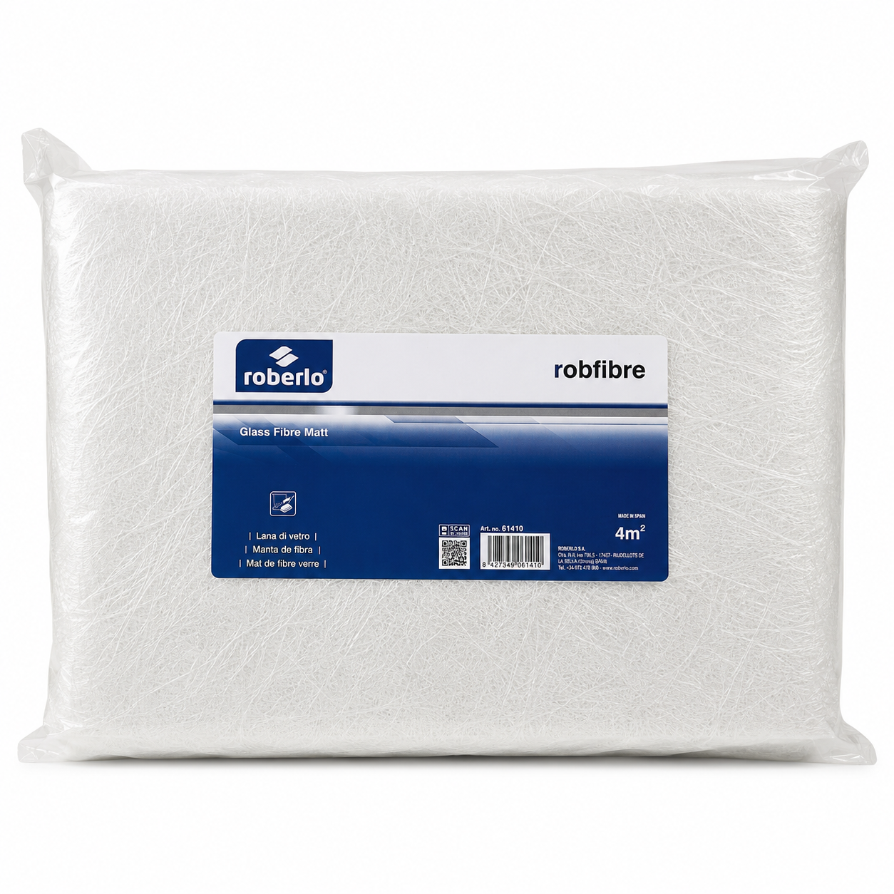 Roberlo 61410 Robfibre Glass Fibre Matt 4m²