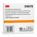 3M 09678 Soft Edge Foam Masking Tape 13 mm x 50 m (10 Rolls/Box)