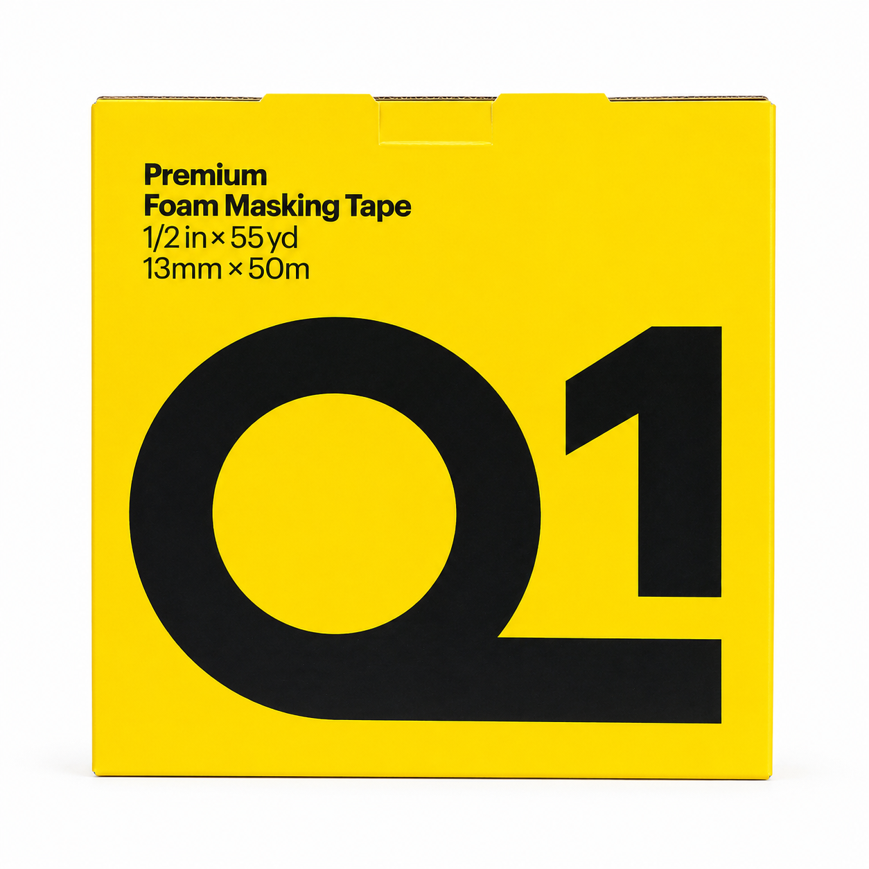 Q1 Premium Foam Masking Tape 13 mm x 50 m (1/2" x 55 yd)
