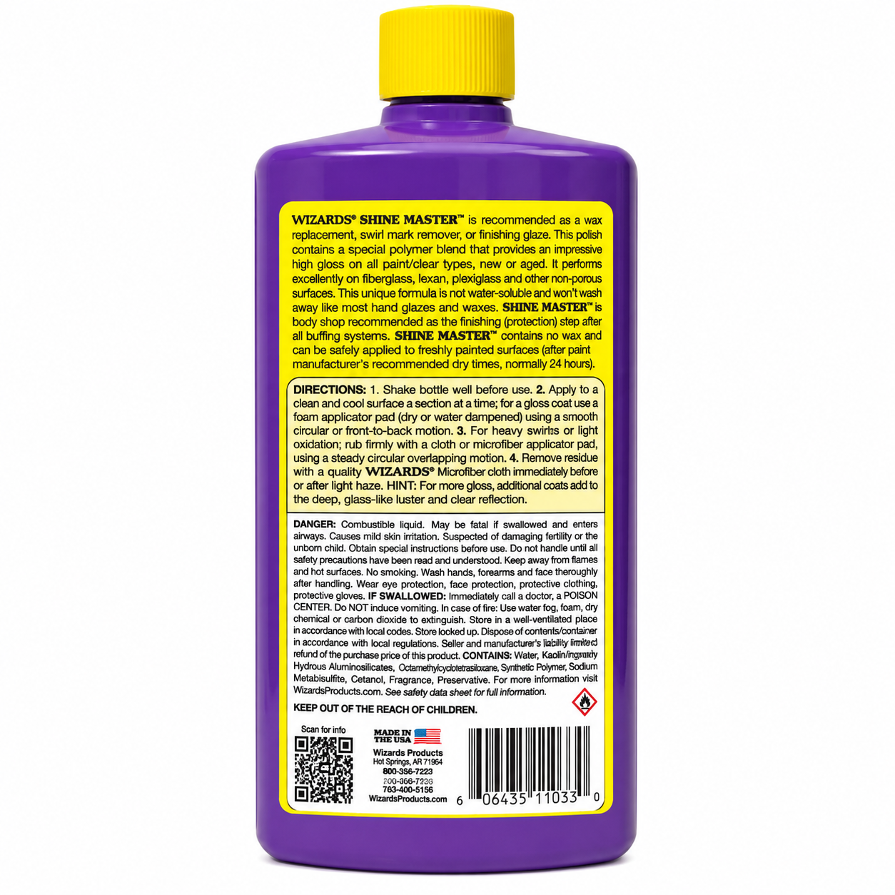 Wizards Shine Master Polish & Sealant 11033 – 16 oz