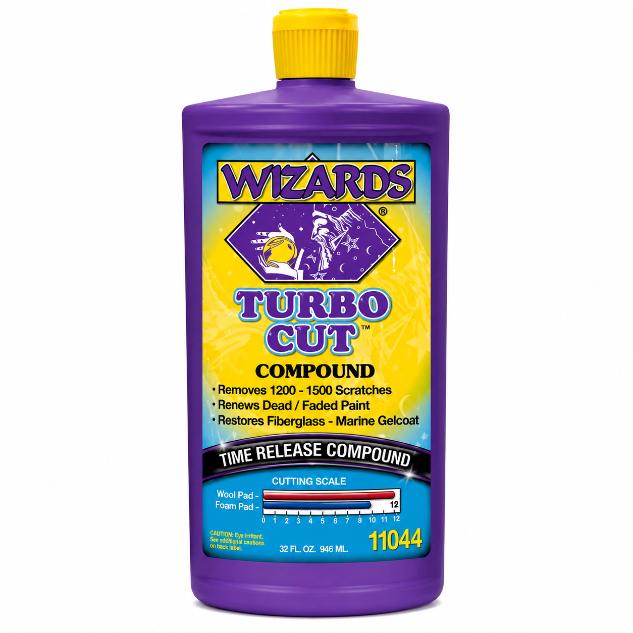 Wizards 11044 Turbo Cut Compound – Heavy Cut Rubbing Compound – 32 oz