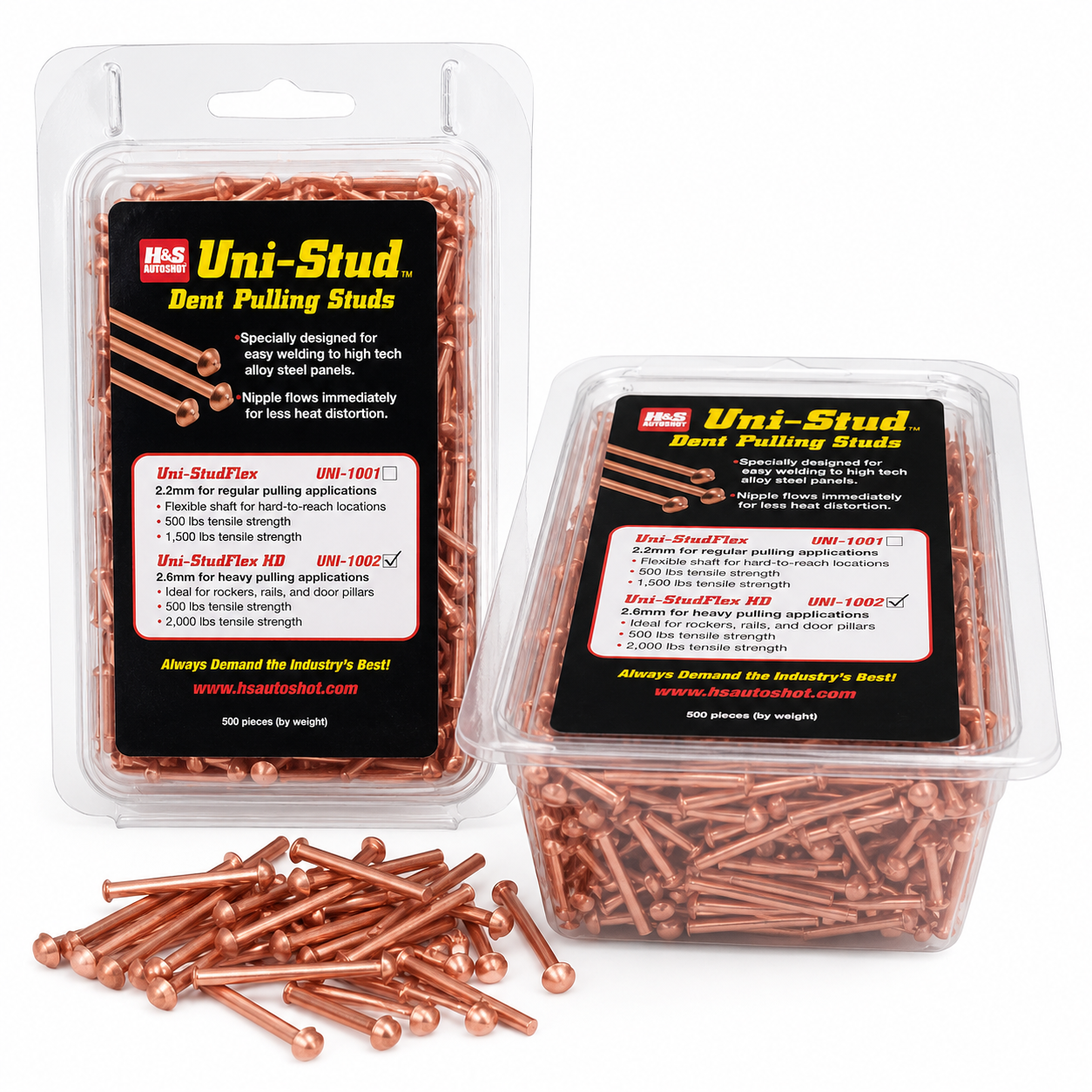 H&S AutoShot Uni-Stud Dent Pulling Studs