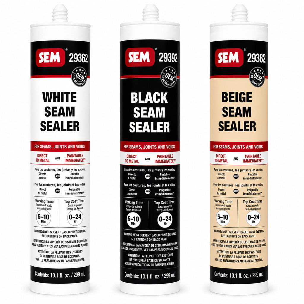 SEM Seam Sealer – White, Black & Beige – 10.1 oz