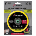 Platinum Series 6" Hook & Loop Backing Plate – 5/16"-24 Thread
