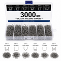 3000 PCS Plastic Welding Staples Kit – Hot Stapler Plastic Repair Staples Assortment