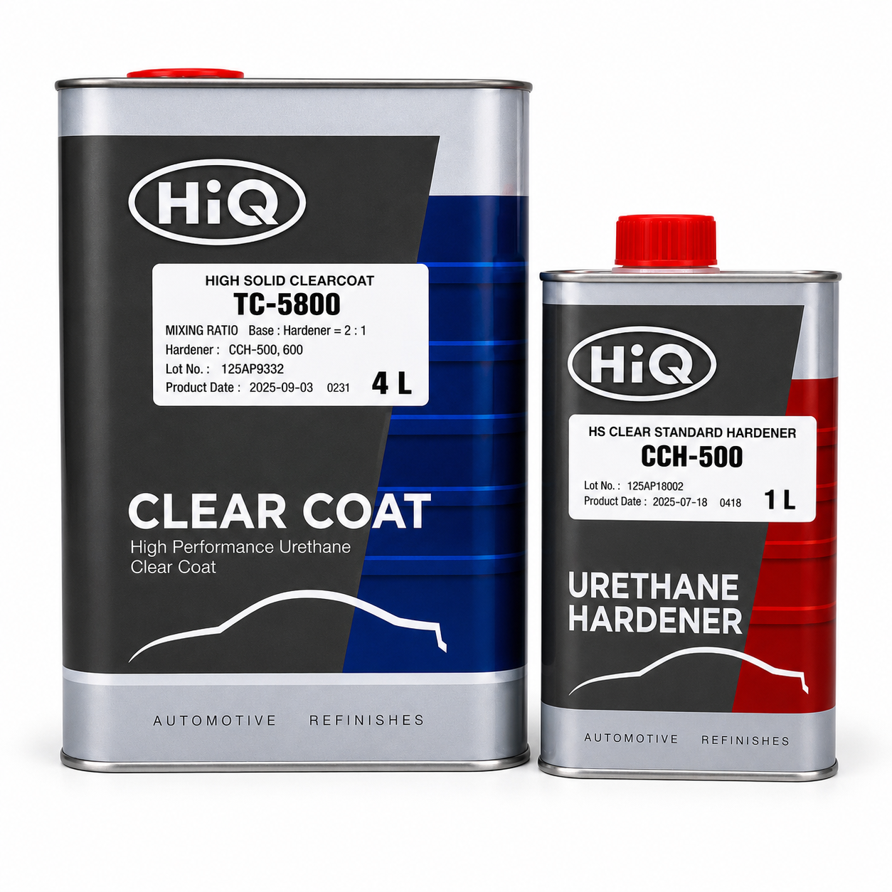 NOROO HiQ TC-5800 High Solid Clear Coat Kit (4L Clear + 2×1L Hardener)