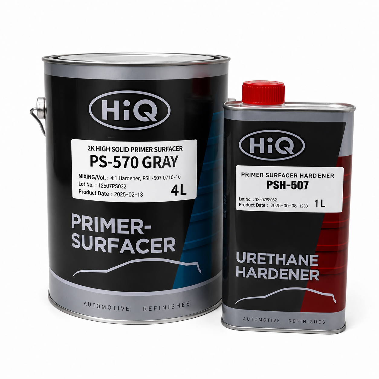 Noroo HiQ PS-570 2K High Solid Primer Surfacer Kit – Gray (4L + 1L Hardener)