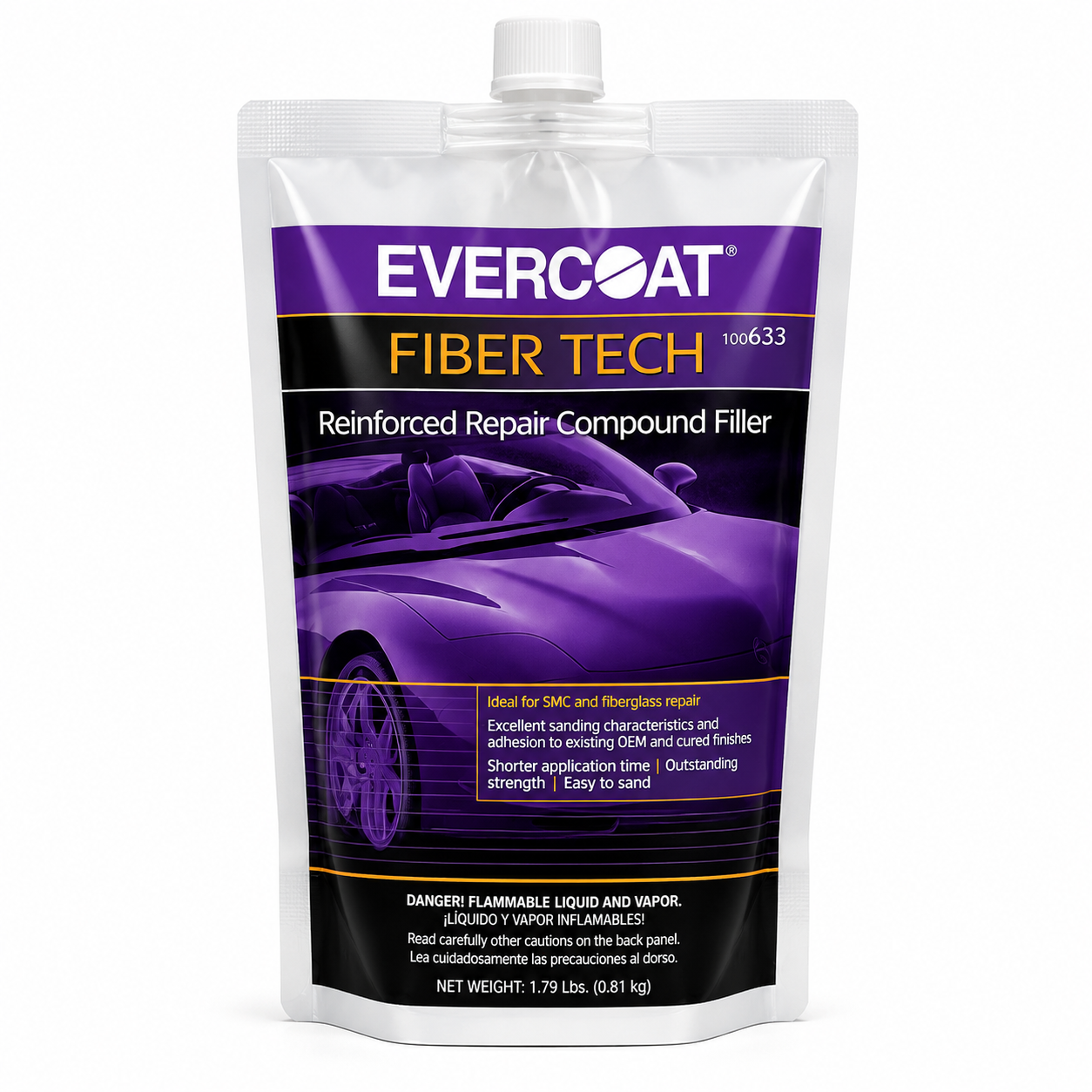 Evercoat Fiber Tech Reinforced Repair Compound Filler - 1.79 lb