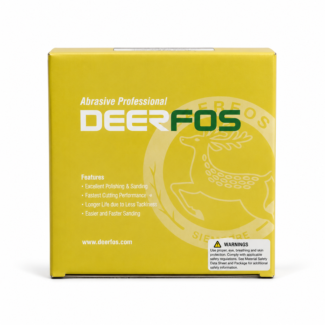 Deerfos Deer Gold 6" Hook & Loop Sanding Disc - Solid (No Hole)