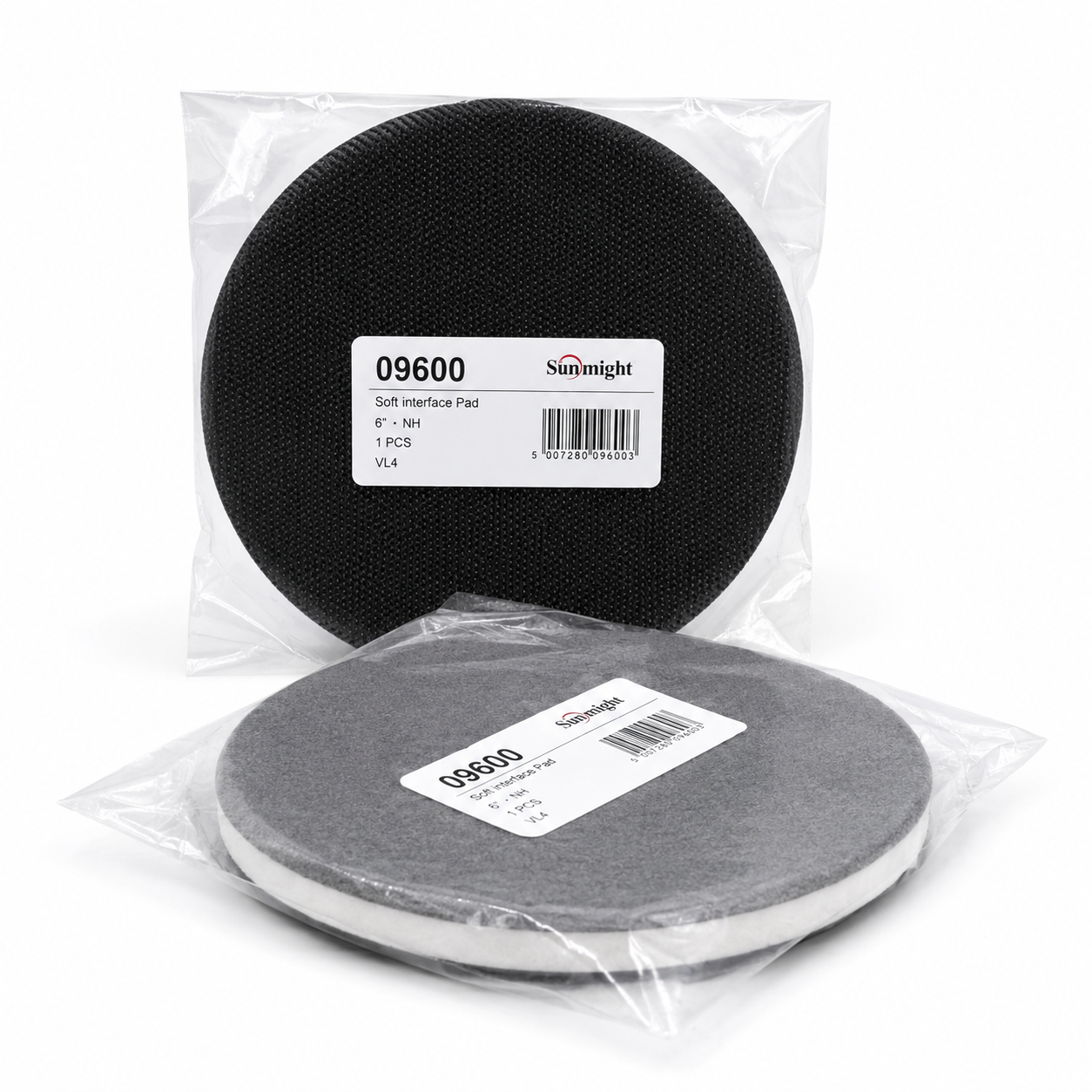 Sunmight 6" Soft Interface Pad Hook & Loop for Sanding Discs