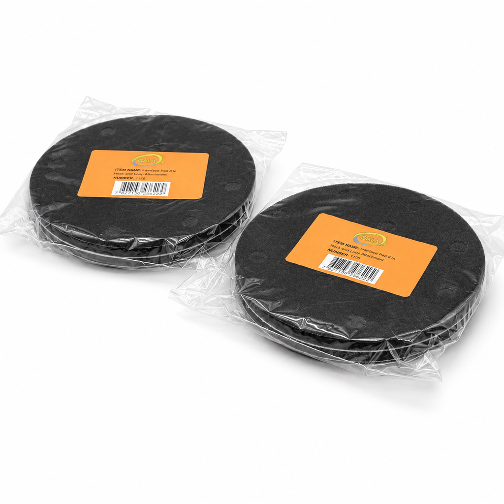 Galaxy 6" Interface Pad Hook & Loop 9-Hole Soft Foam Backing Pad