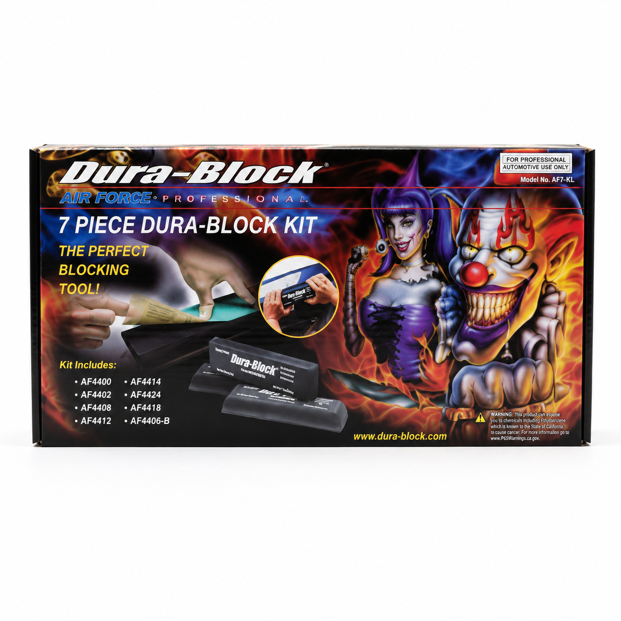 Dura-Block AF44L 7 Piece Professional Sanding Block Kit