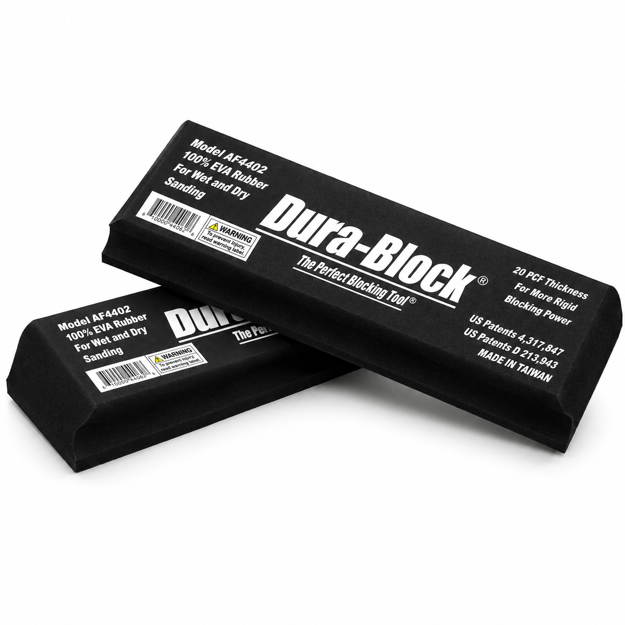 Dura-Block AF4418 Hook & Loop Sanding Block – 11" Velcro Hand Sanding Block
