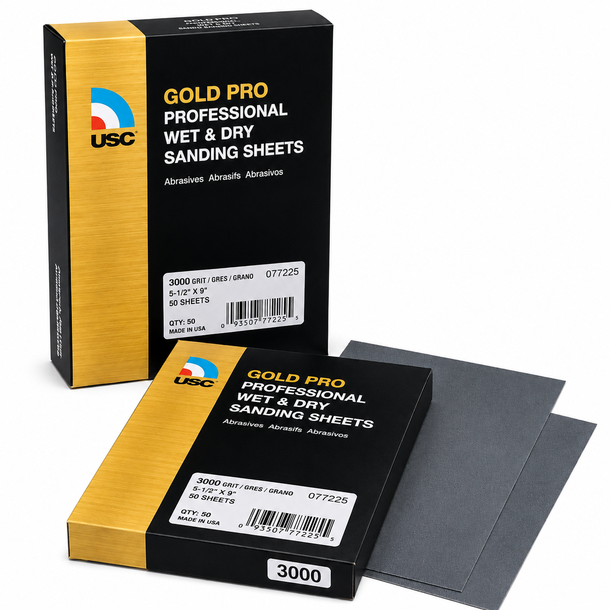 USC Gold Pro Professional Wet & Dry Sanding Sheets
