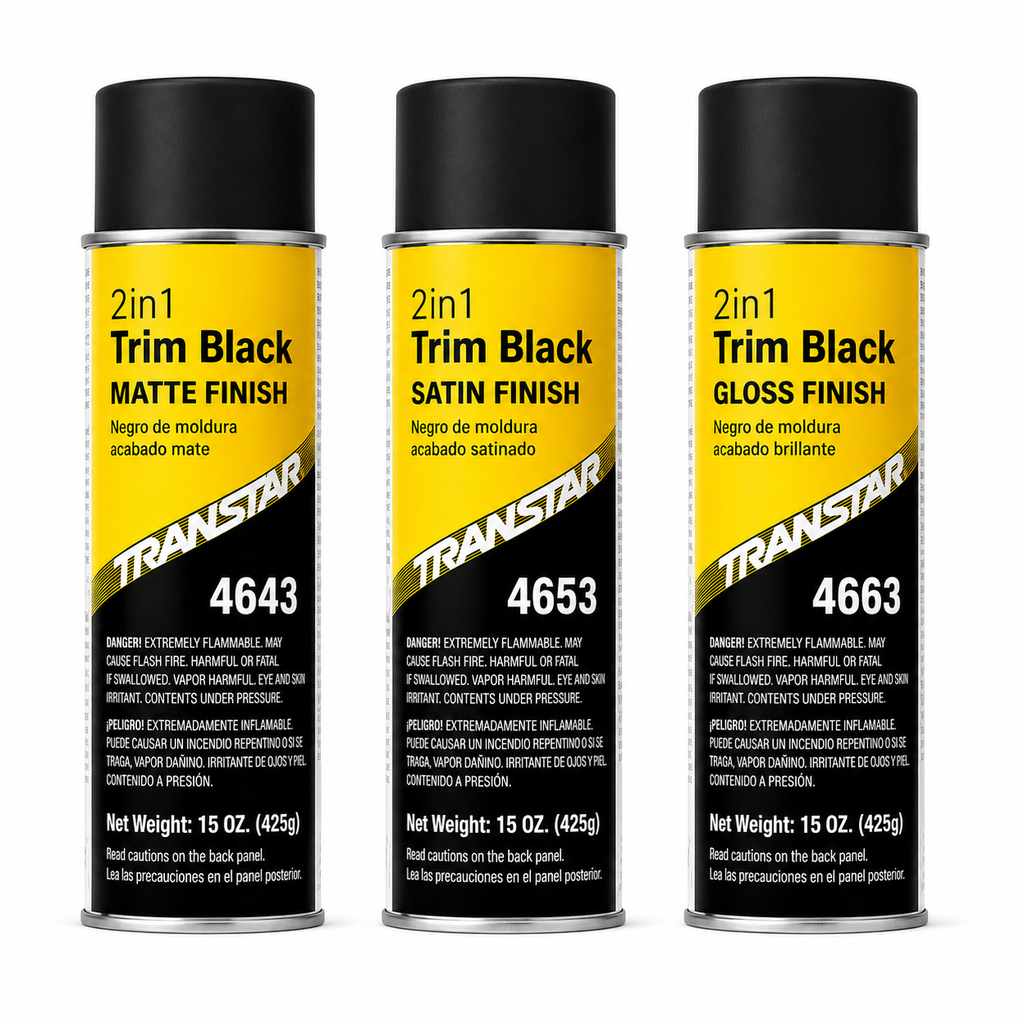 Transtar 2-in-1 Trim Black Aerosol – 15 oz