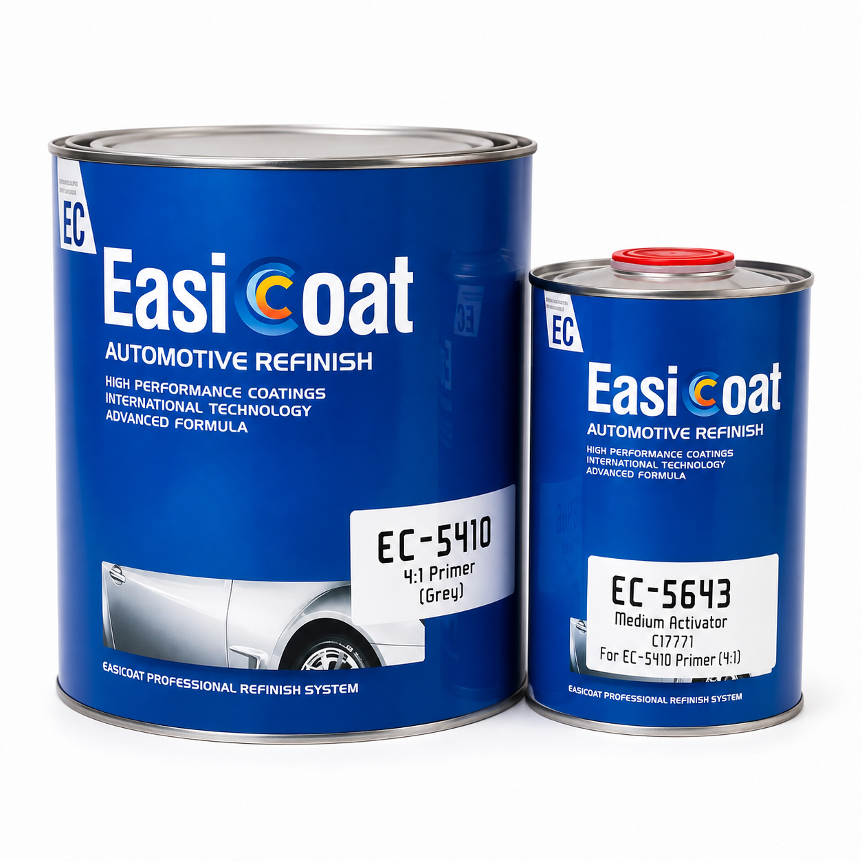 EasiCoat EC-5410 4:1 Grey Primer Kit with EC-5643 Medium Activator