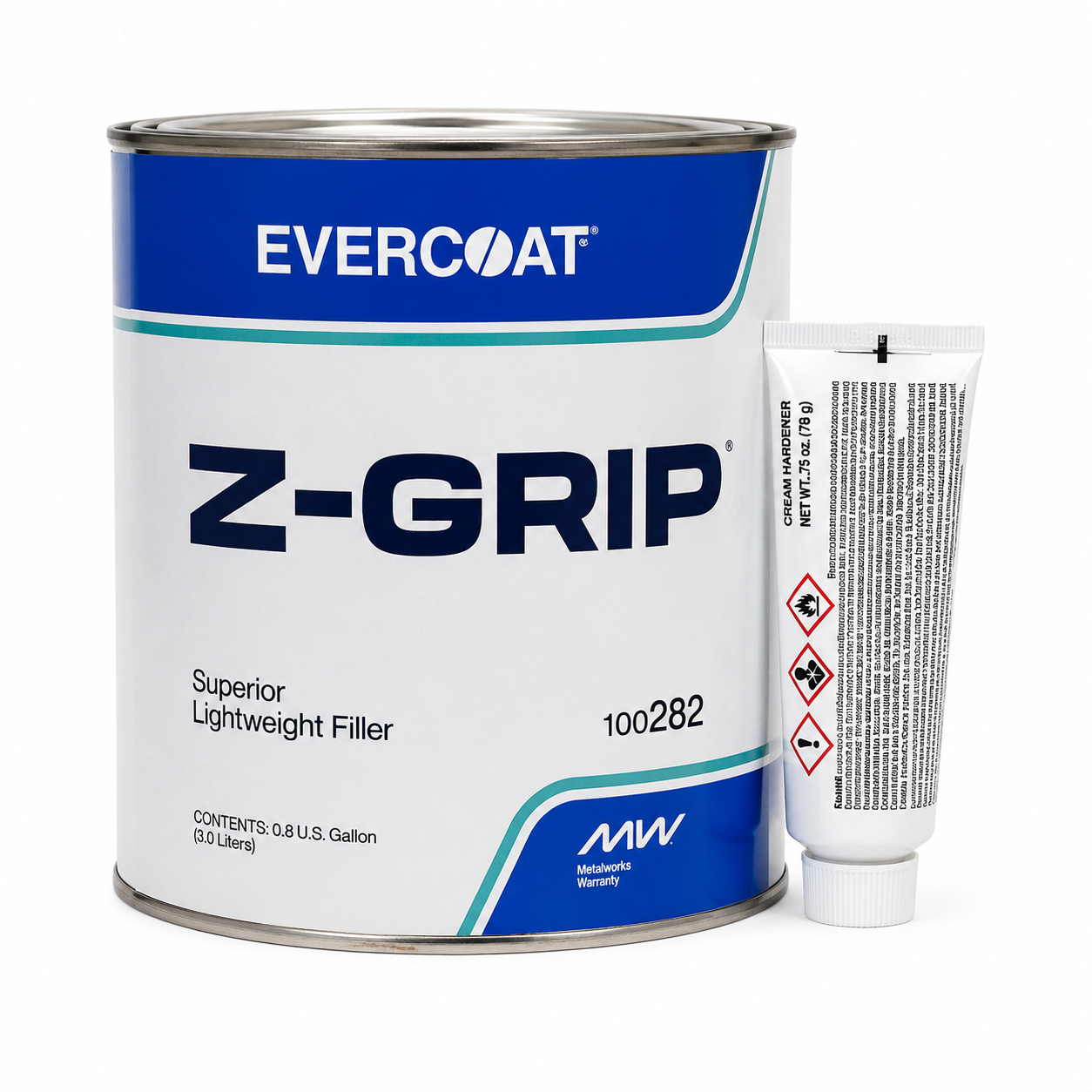 Evercoat Z-GRIP Superior Lightweight Body Filler with Hardener – 100282 – 0.8 Gallon