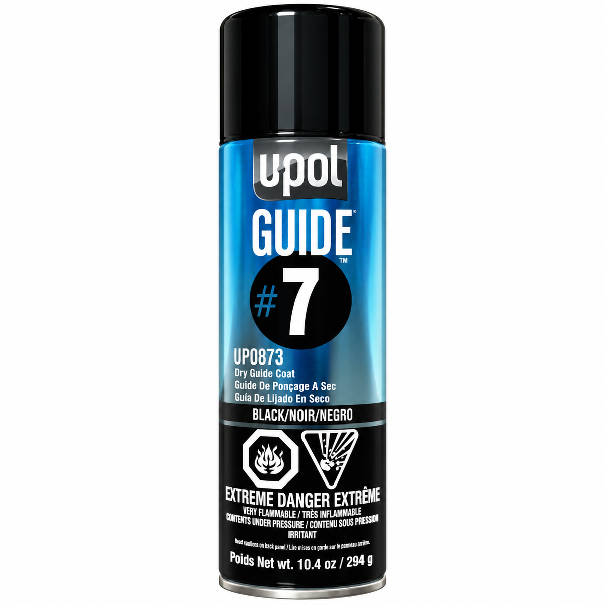 U-POL GUIDE #7 UP0873 Dry Guide Coat – Black – 10.4 oz