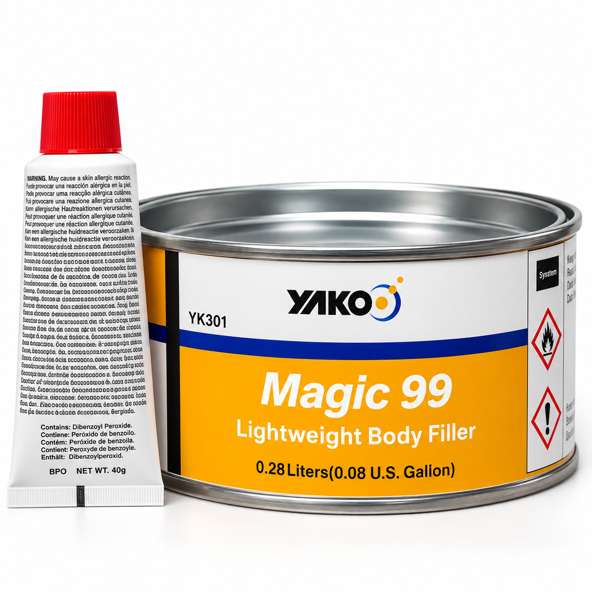 YAKO Magic 99 Lightweight Body Filler – Automotive Body Repair