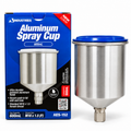 AES Industries Aluminum Spray Gun Cup – 600mL & 1 Liter