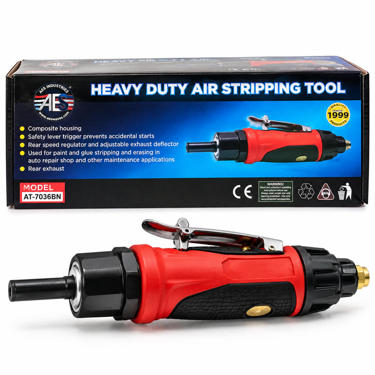 Pneumatic Decal & Adhesive Remover Tool – AES Industries AT-7036BN