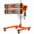 Infrared Paint Curing Lamp – 2000W Dual Head with Stand