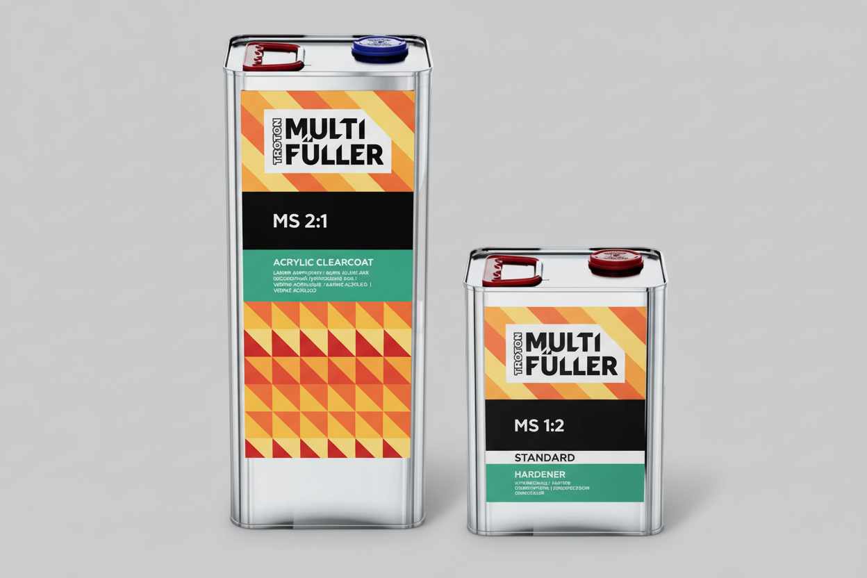 Multi Fuller MS Clear Clear Coat (2:1) (5 LT) + Hardener