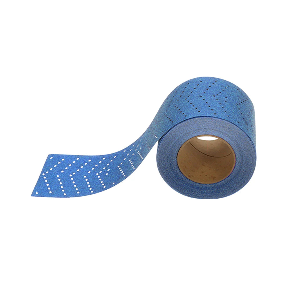 Sandwox 528 Ocean Blue Hook & Loop Sanding Roll 2-3/4" × 13 Yards
