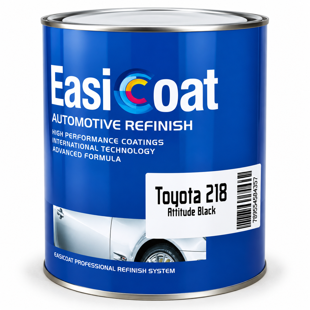 EasiCoat Toyota 218 Attitude Black Automotive Refinish Paint – 1 Gallon
