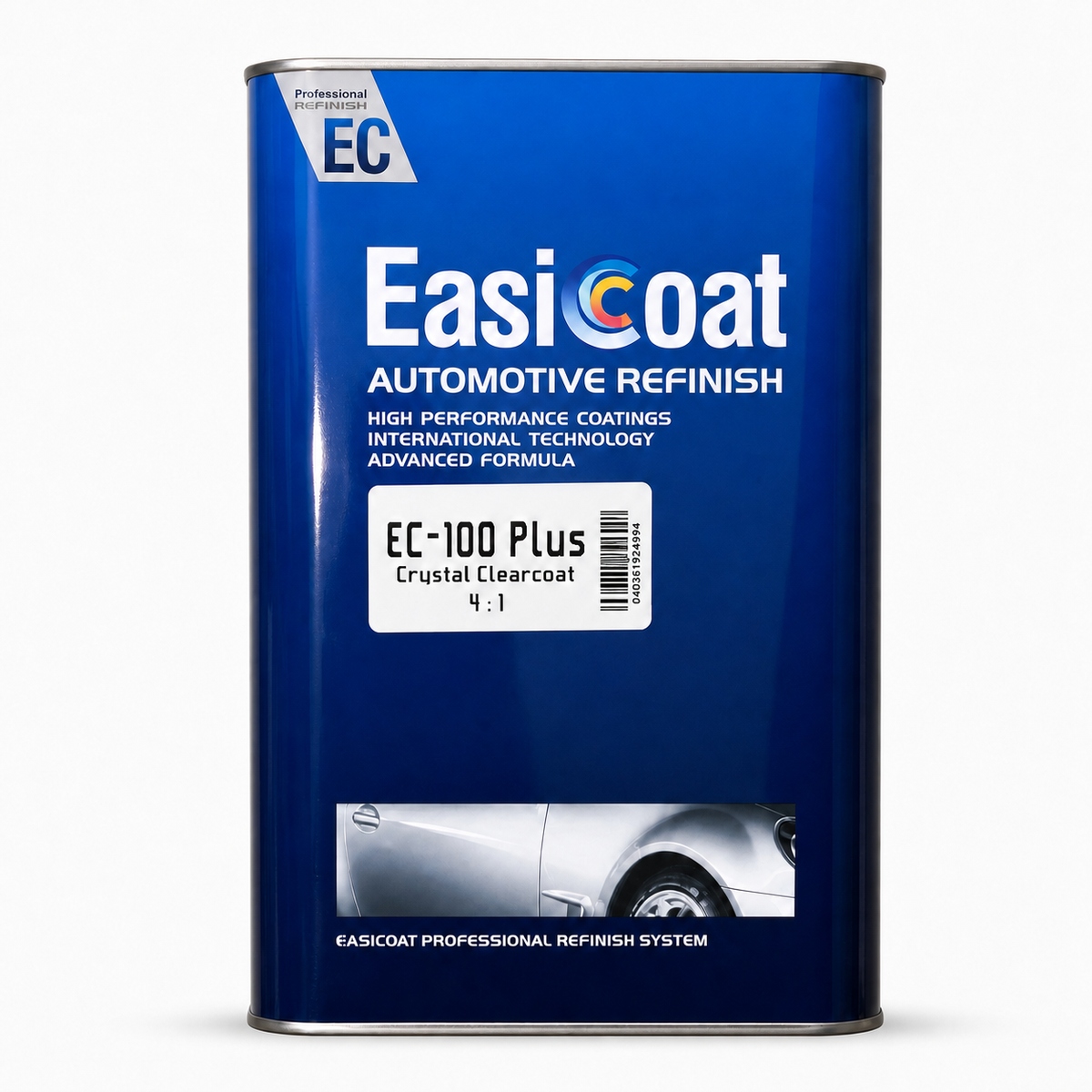 EasiCoat EC-100 Plus Crystal Clearcoat 4:1 – 1 Gallon – Activator Required, Sold Separately