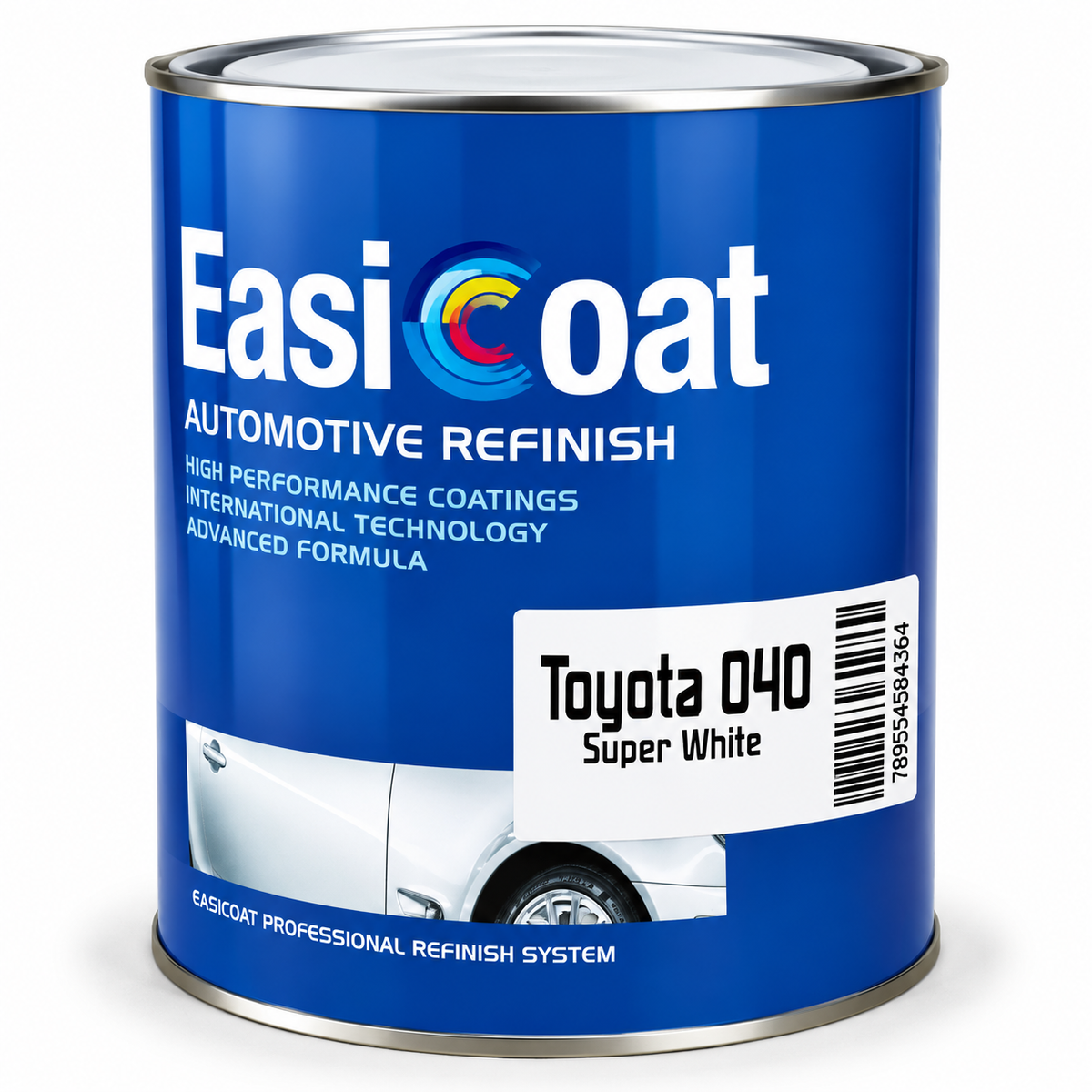 EasiCoat Toyota 040 Super White Automotive Refinish Paint – 1 Gallon